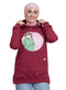 Brick Red Printed - HoodieV Design 62 - Khotwh