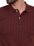 Brick Red Printed Polo Design 4 - Khotwh