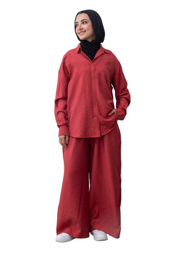 Brick Red RD - Relaxed Suit - Khotwh