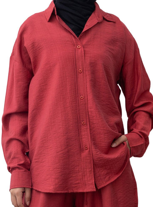 Brick Red RD - Relaxed Suit - Khotwh