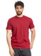 Brick Red Regular Round T-shirt - Khotwh
