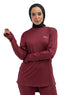 Brick Red Sporting Long-Sleeve T-Shirt - Khotwh