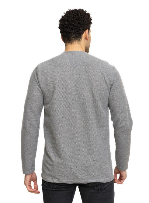 Brick Wall - Black Henley - Khotwh