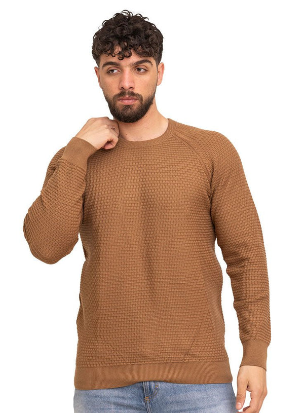 Brown - Design 00104 Round Pullover - Khotwh