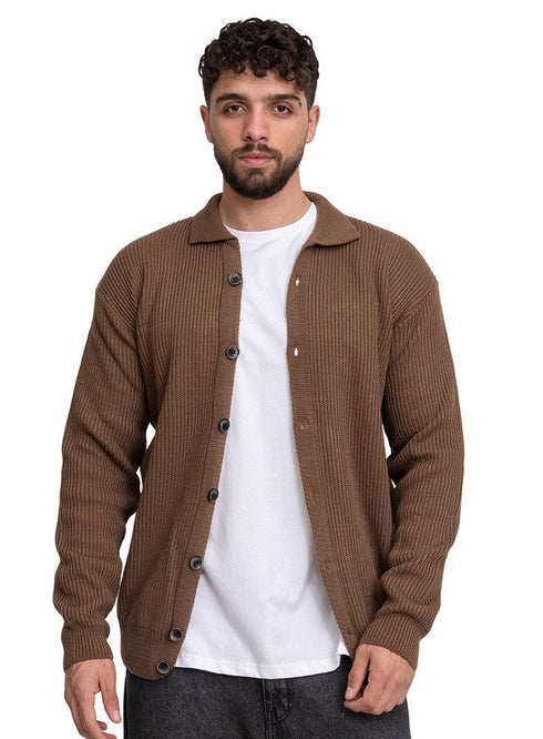 Brown - Design 00156 BS - Round Pullover - Khotwh