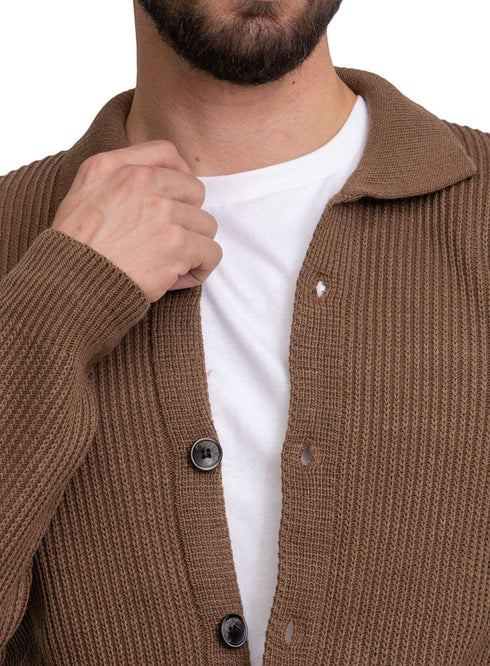 Brown - Design 00156 BS - Round Pullover - Khotwh