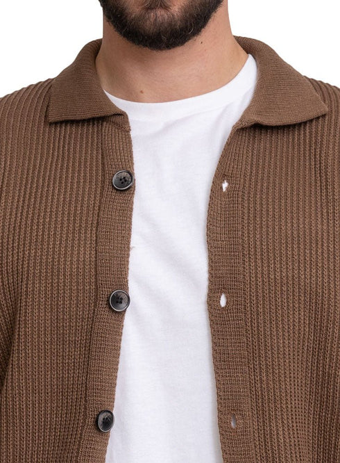 Brown - Design 00156 BS - Round Pullover - Khotwh