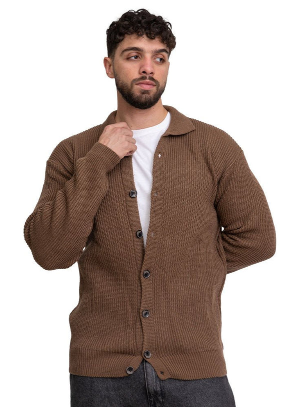 Brown - Design 00156 BS - Round Pullover - Khotwh
