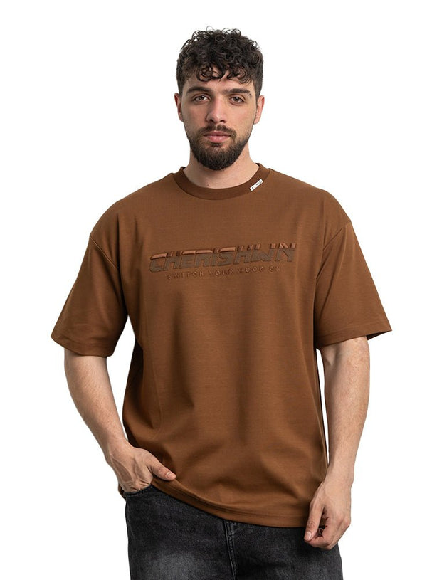 Brown Design 1015 NF - Round T-Shirt - Khotwh