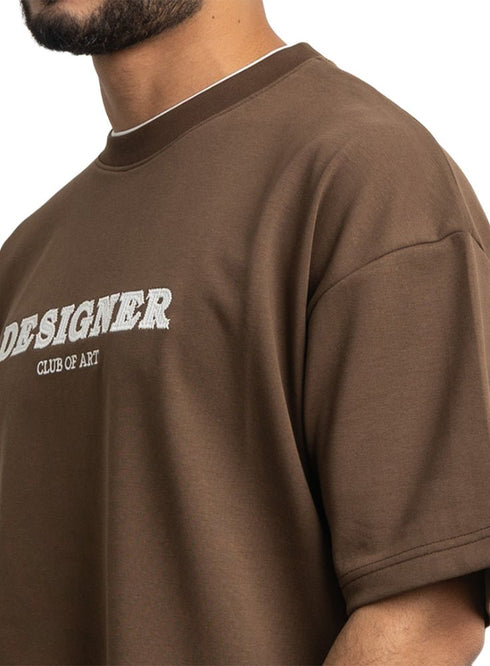 Brown Design 1023 NF - Round T-Shirt - Khotwh