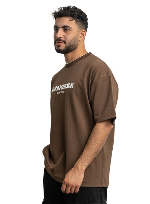 Brown Design 1023 NF - Round T-Shirt - Khotwh