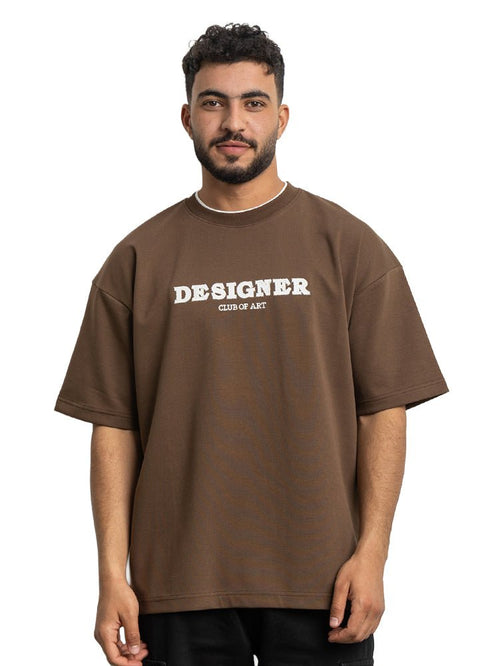 Brown Design 1023 NF - Round T-Shirt - Khotwh