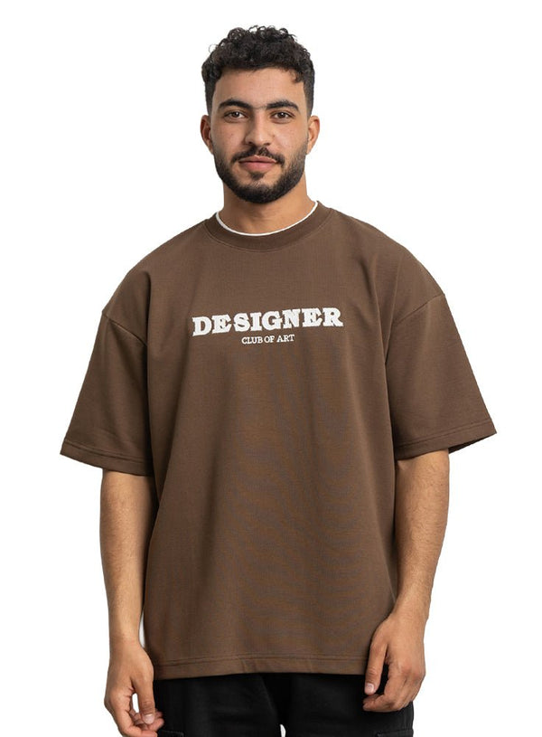 Brown Design 1023 NF - Round T-Shirt - Khotwh