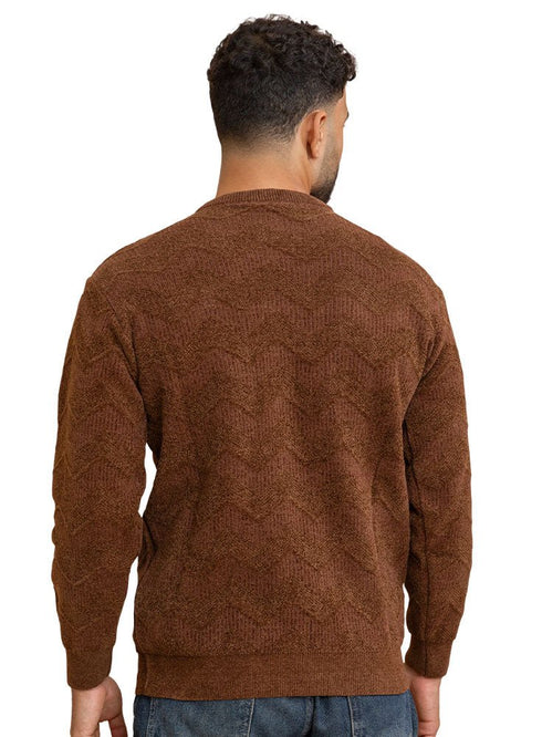 Brown Design 2401 Round Pullover - Khotwh
