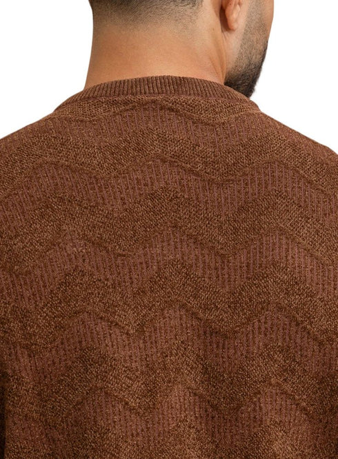 Brown Design 2401 Round Pullover - Khotwh