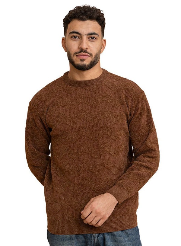 Brown Design 2401 Round Pullover - Khotwh