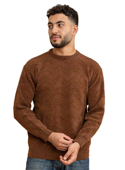 Brown Design 2401 Round Pullover - Khotwh