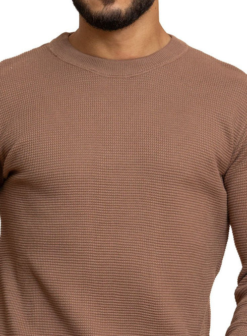 Brown Design 2420 Round Pullover - Khotwh