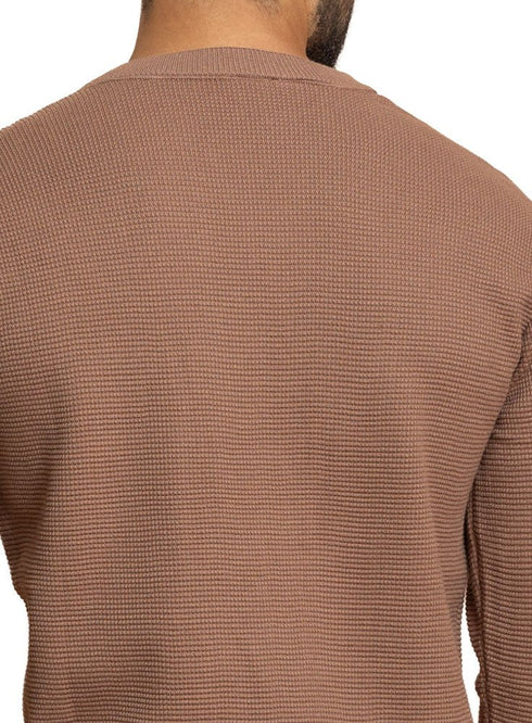 Brown Design 2420 Round Pullover - Khotwh