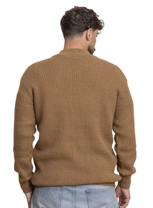 Brown Design 2434 Round Pullover - Khotwh