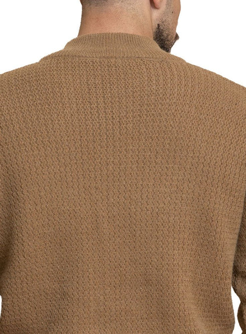 Brown Design 2434 Round Pullover - Khotwh