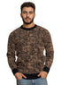 Brown Design 2465 Round Pullover - Khotwh