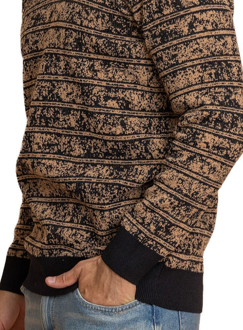 Brown Design 2465 Round Pullover - Khotwh