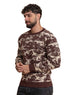 Brown Design 2468 Round Pullover - Khotwh