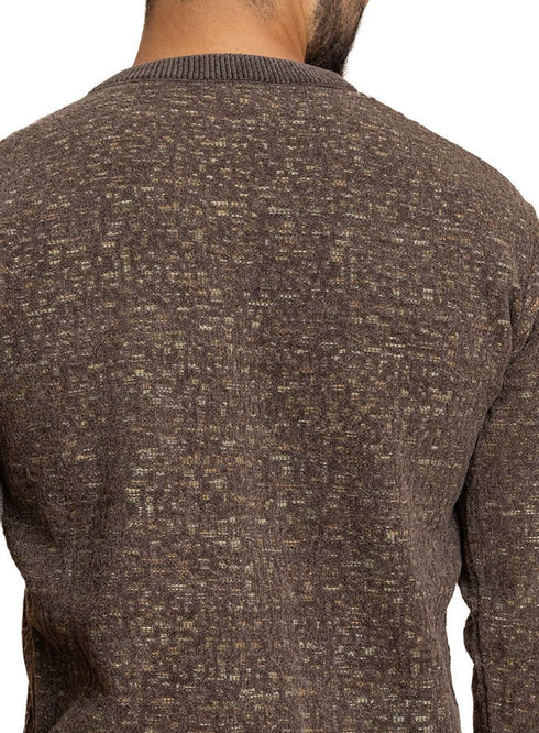 Brown Design 2472 Round Pullover - Khotwh