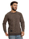 Brown Design 2472 Round Pullover - Khotwh