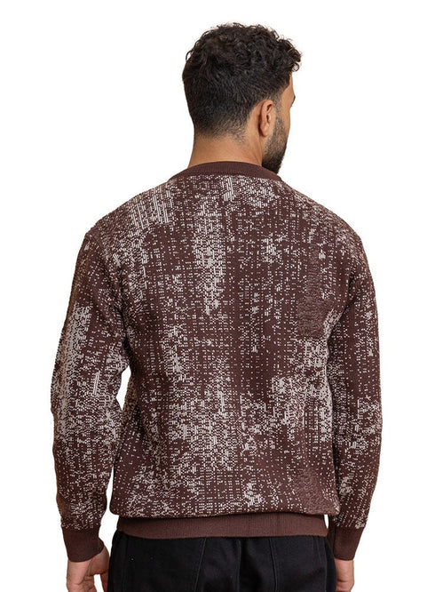 Brown Design 2479 Round Pullover - Khotwh