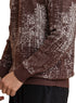 Brown Design 2479 Round Pullover - Khotwh