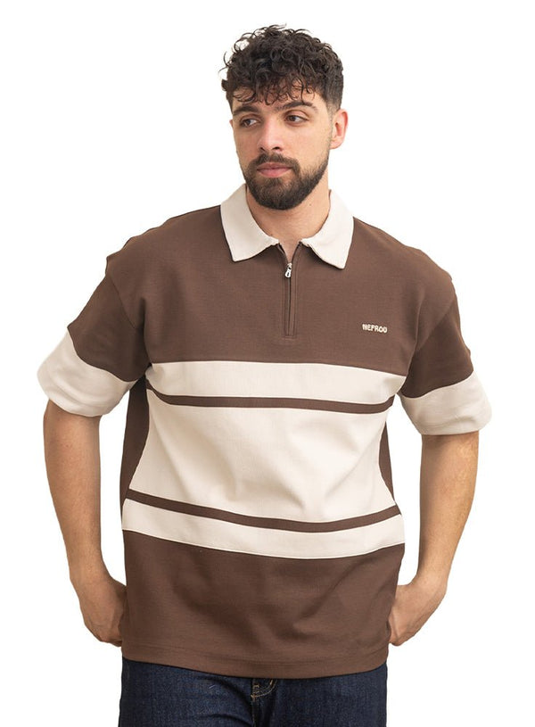 Brown Design 3000 NF-Polo Neck T-Shirt - Khotwh