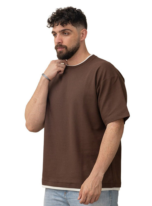 Brown Design 3001 NF - Round T-Shirt - Khotwh