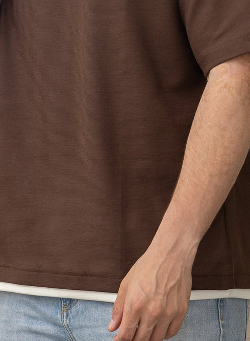 Brown Design 3001 NF - Round T-Shirt - Khotwh