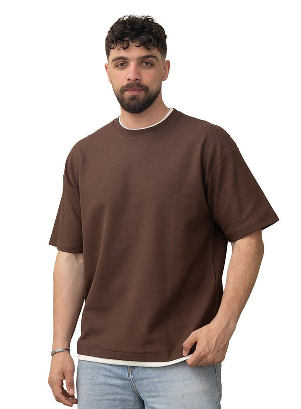 Brown Design 3001 NF - Round T-Shirt - Khotwh