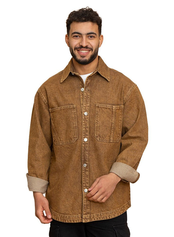 Brown Design 3005 Shirt - Khotwh