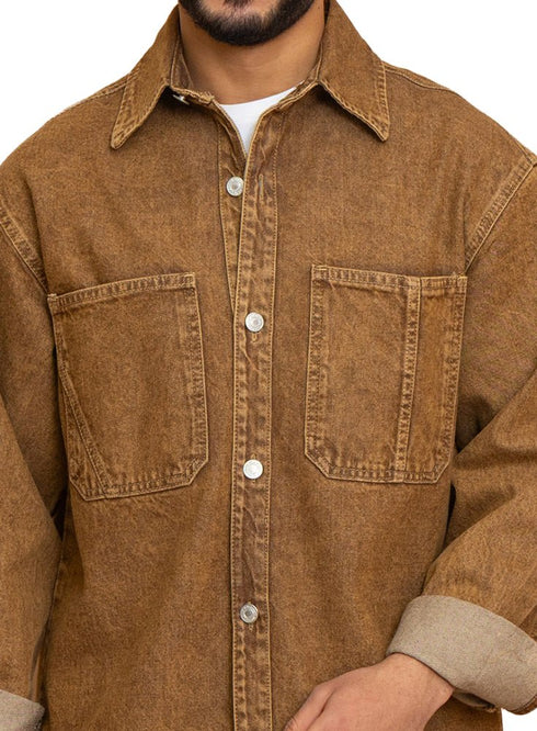 Brown Design 3005 Shirt - Khotwh