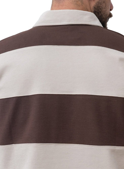 Brown Design 3008 NF - Polo Neck T-Shirt - Khotwh