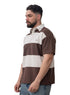 Brown Design 3008 NF - Polo Neck T-Shirt - Khotwh