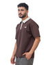 Brown Design 3011 NF - Polo Neck T-Shirt - Khotwh