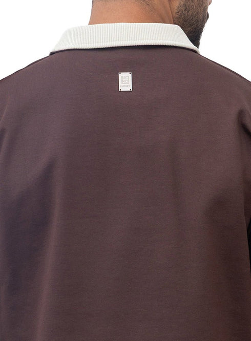 Brown Design 3011 NF - Polo Neck T-Shirt - Khotwh