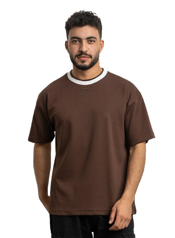 Brown Design 3014 NF - Round T-Shirt - Khotwh