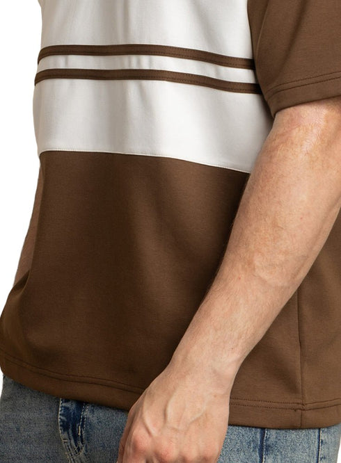 Brown Design 3020 NF - Polo Neck T-Shirt - Khotwh