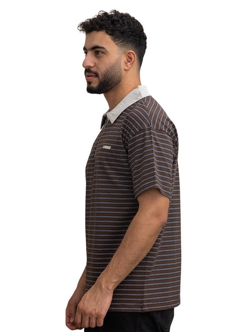 Brown Design 3047 NF - Polo Neck T-Shirt - Khotwh