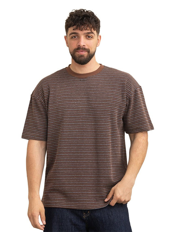 Brown Design 3053 NF-Round T-Shirt - Khotwh
