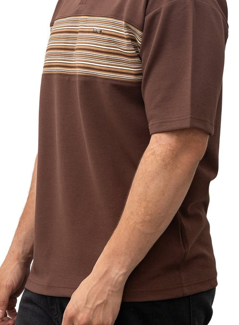 Brown Design 3063 NF - Polo Neck T-Shirt - Khotwh