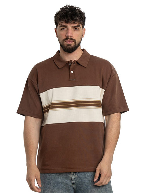 Brown Design 3070 NF - Polo Neck T-Shirt - Khotwh
