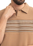 Brown Design 3076 NF-Polo Neck T-Shirt - Khotwh