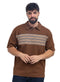 Brown Design 3081 NF-Polo Neck T-Shirt - Khotwh